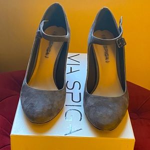 V-Deanna, Steel Suede Maryjane